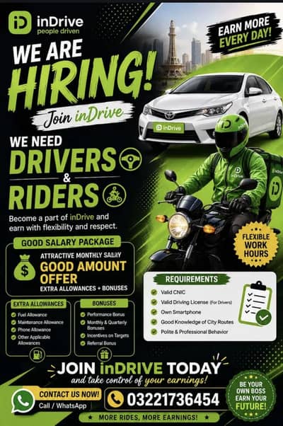 Need a bike driver for our company