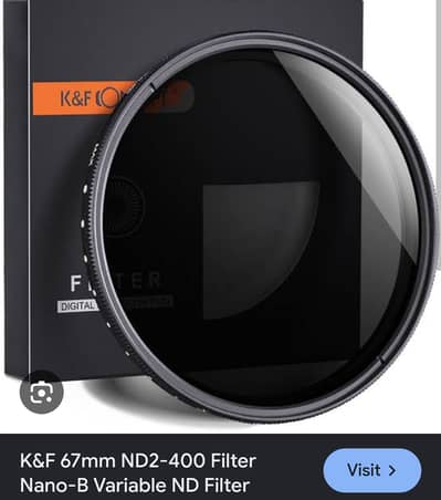 ND and CPL Filter K&F Concept | Chest mobile holder
