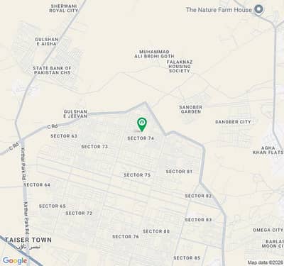80 Sq. Yd. 100ft Road Sector 74 Taiser Town Phase 1 Near By Garden City Gulshan-e-Maymar Scheme 45 Karachi