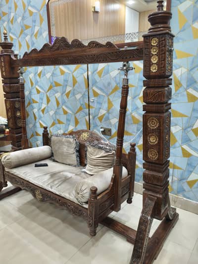 Wooden jhulla