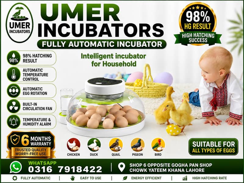 Automatic Egg Incubator | Egg Hatching Machine | Incubator | Brooder 11