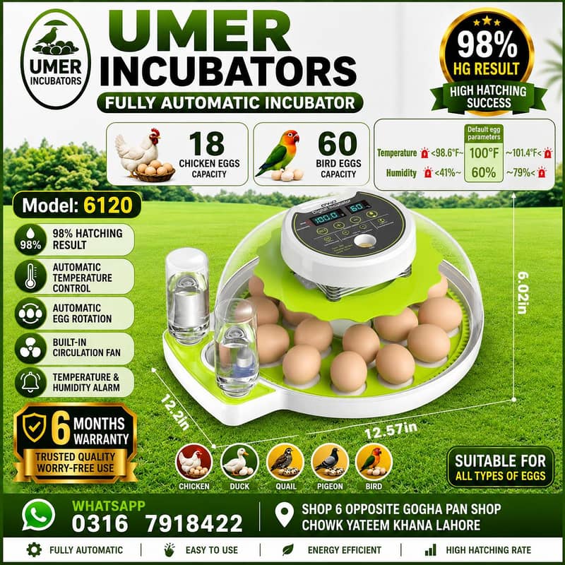 Automatic Egg Incubator | Egg Hatching Machine | Incubator | Brooder 14