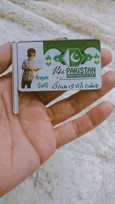 14 august Acrylic name badges Available