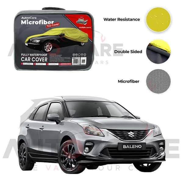 Suzuki Baleno Microfiber Car Top Cover - 2015-2022