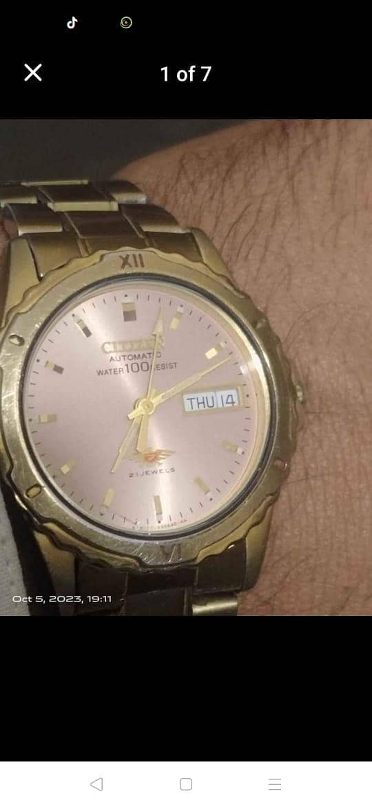 Citizen Usa Model Automatic 4