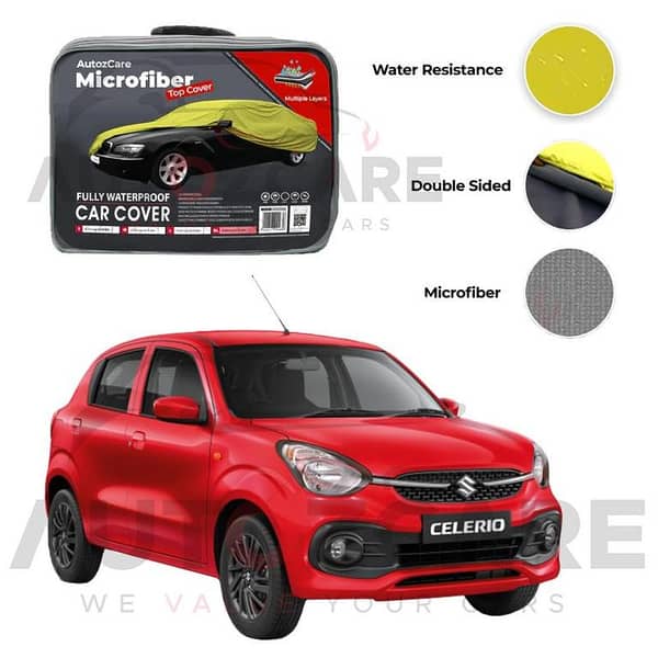 Suzuki Celerio Microfiber Car Top Cover - 2014-2025