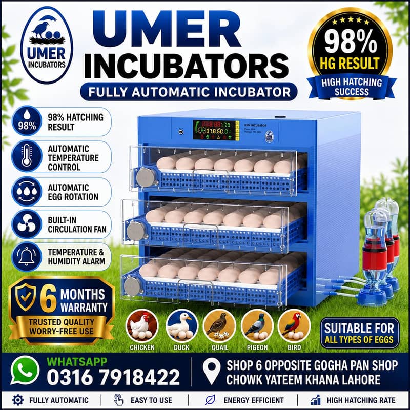 Automatic Egg Incubator | Egg Hatching Machine | Incubator | Brooder 5