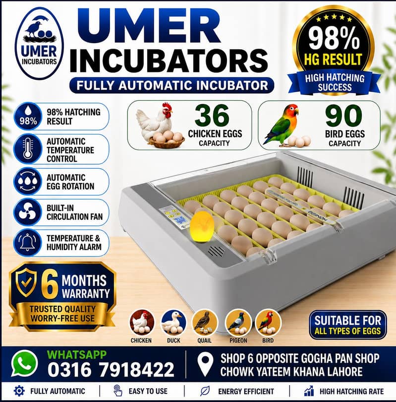 Automatic Egg Incubator | Egg Hatching Machine | Incubator | Brooder 7