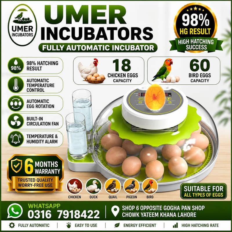 Automatic Egg Incubator | Egg Hatching Machine | Incubator | Brooder 8