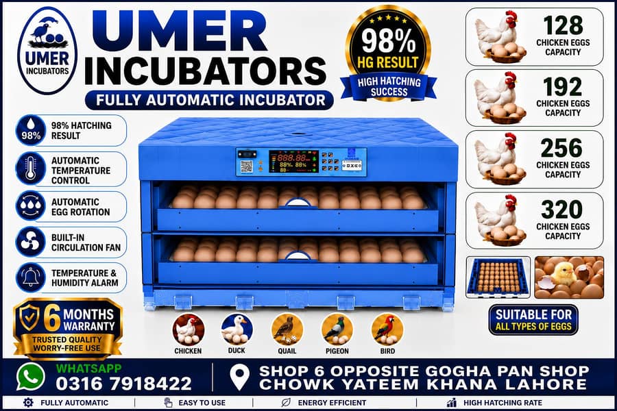 Automatic Egg Incubator | Egg Hatching Machine | Incubator | Brooder 18