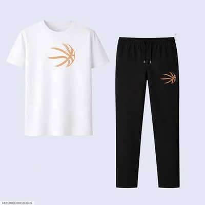 MEN'S BASKETBALL BALL T- SHIRTS //WHITE BLACK COTTON SUMMER SALE !