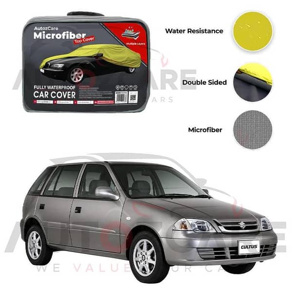 Suzuki Cultus Microfiber Car Top Cover - Model 2000-2007