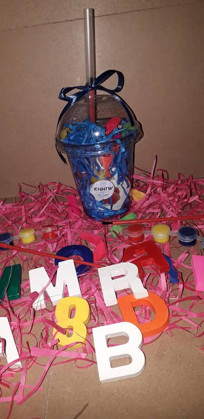 Handmade POP Toy Cup for Kids | DIY Alphabet Painting Kit