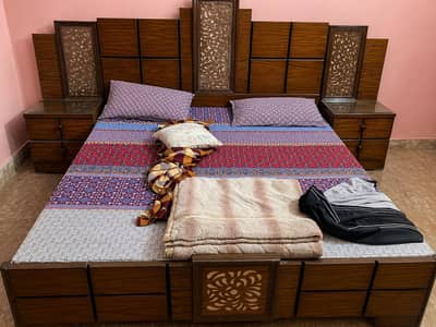 wooden bed for sale