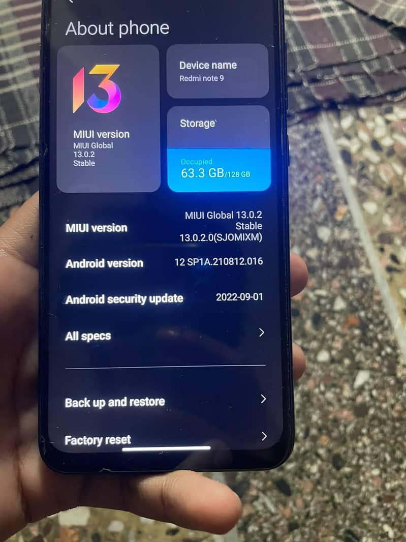 Xiaomi Redmi Note 9 1