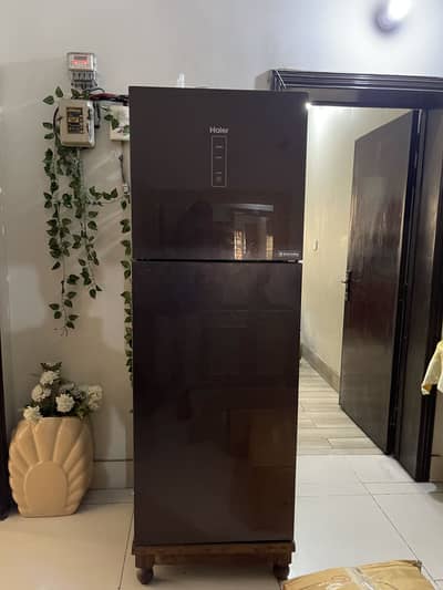 Haier invertor  fridge HRF-336TDC Black colour |touch screen