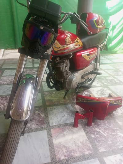 Honda cg 125 2017 model with genion double saman, fresh oil change