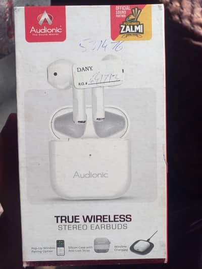 Audionic airbud 04 Bluetooth earbuds.