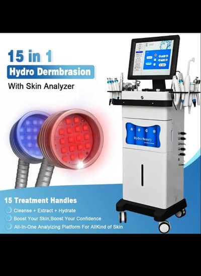 IPL laser machine and hydra facial machine