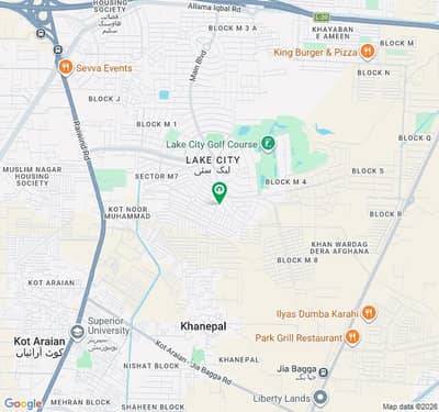Lake City Lahore 5 Marla Residential Plots 1 Year Easy Installments plan