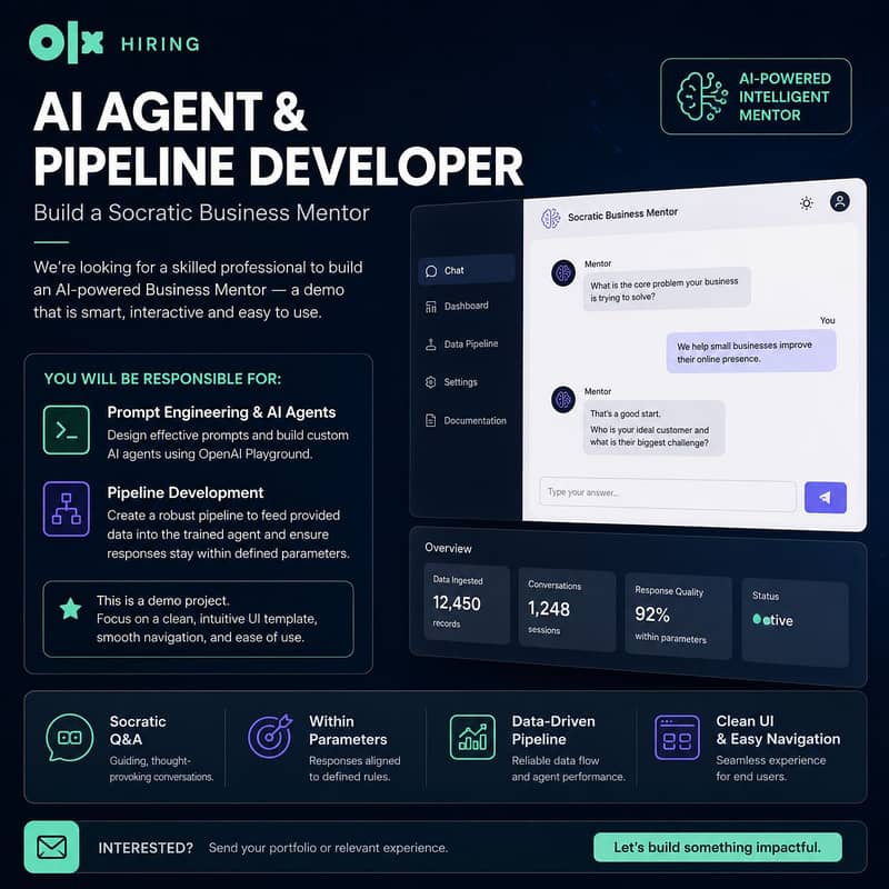 AI Agent Developer needed ( short Project ] 1