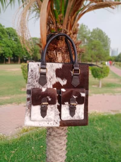 Handcrafted Premium Cowhide Leather Tote Bag – Western Style Women's