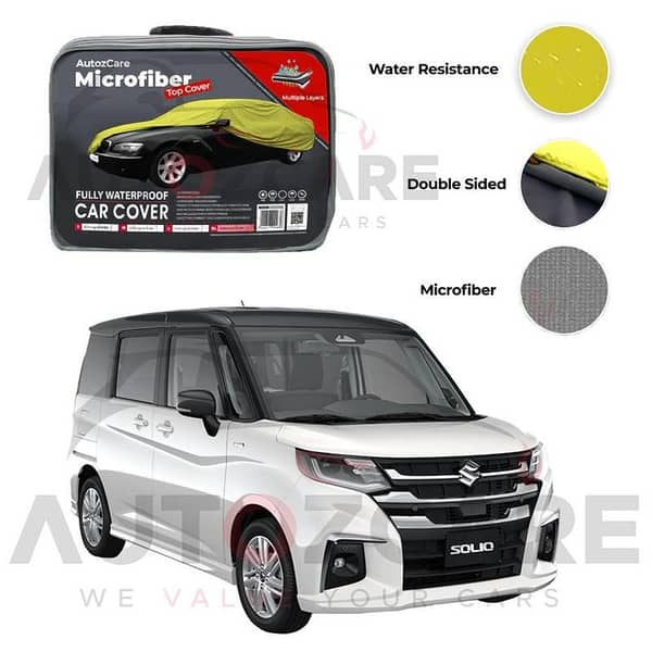 Suzuki Solio Microfiber Car Top Cover - Model 2020-2026