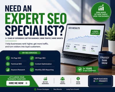 Experienced SEO Specialist Available for Hire | 3+ Years of Experience