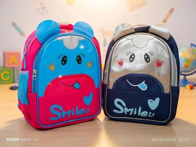 Cute Cartoon School Bags for Kids - Premium Quality (Cash On Delivery)