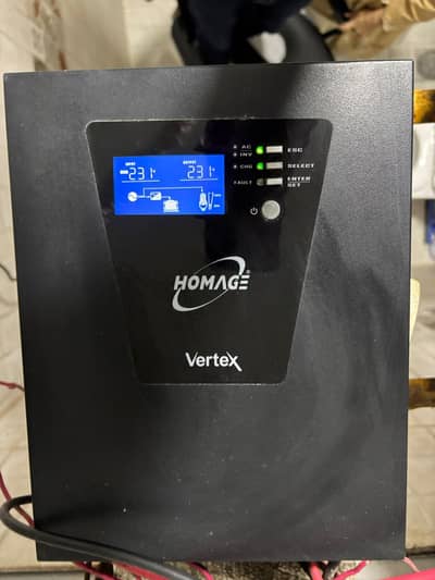 Homage Solar UPS | Homage Vertex HVS-1214SCC MPPT Solar UPS/Inverter