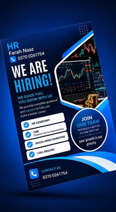I Need Office Staff Urgent Require Male And Female. . .