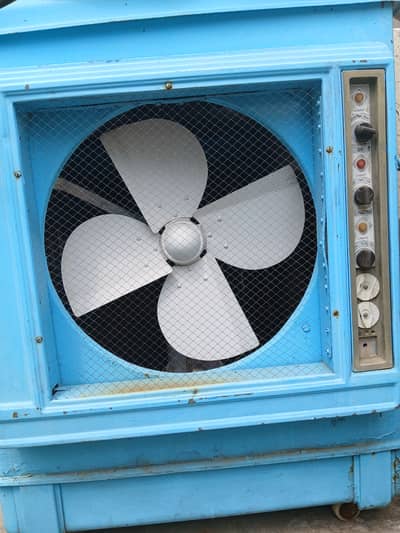 United air cooler steel and plastic body