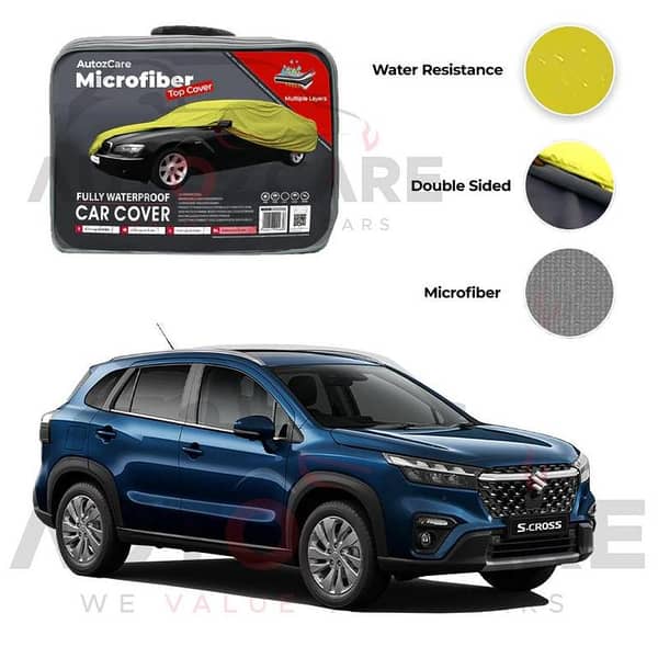 Suzuki S Cross Microfiber Car Top Cover - Model 2015-2026