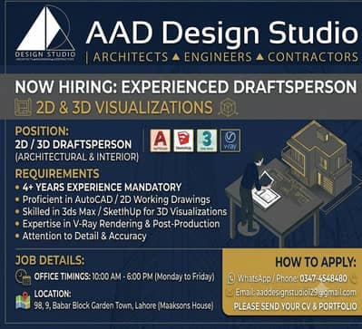 2D and 3D draftsperson