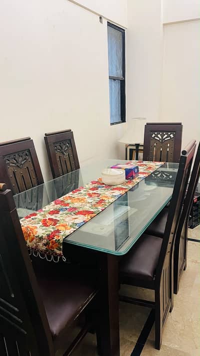 6 Chair Dining Table for Urgent Sale