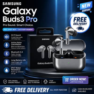 Samsung Galaxy Buds3 Pro | Premium Wireless Earbuds | FREE Delivery 