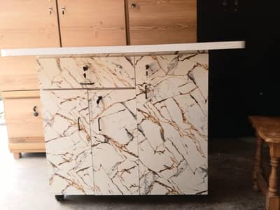 Marble Design Istre Cabinet | Storage Cabinet | Like New