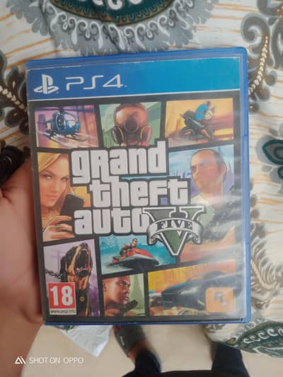PS4 GTA V CD USED 5 DAYS WARRANTY
