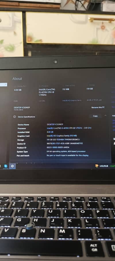Toshiba tecra Z40-A core i5 4th genration