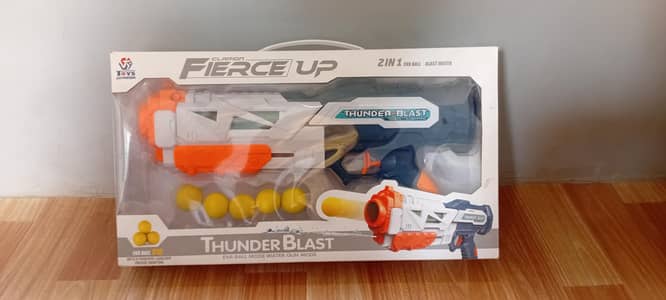 new thunder blast water and eva ball gun