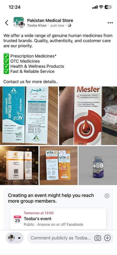 Human medicines for sale
