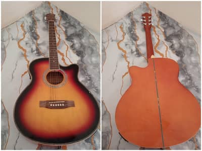 40 inch Sami acoustic guitar with turner