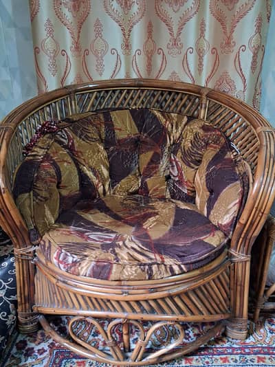 2 x Cane Sofa Set For Sale