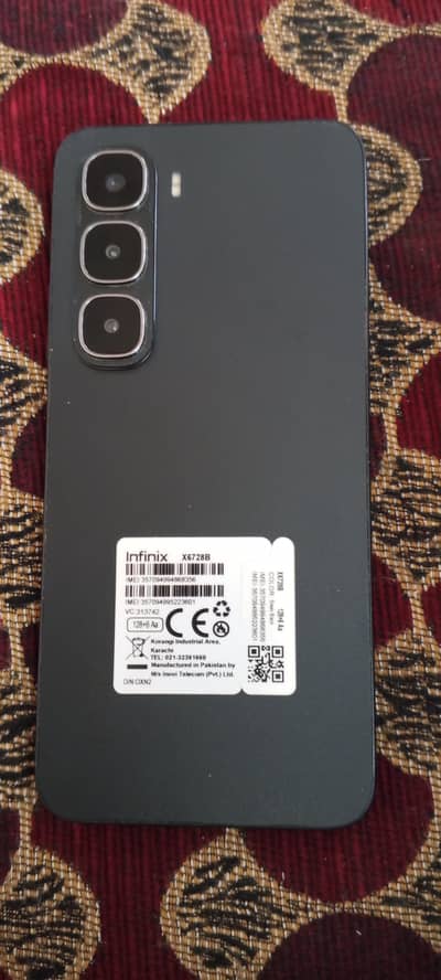 Infinix hot 60 i cotton and original charger screen crek
