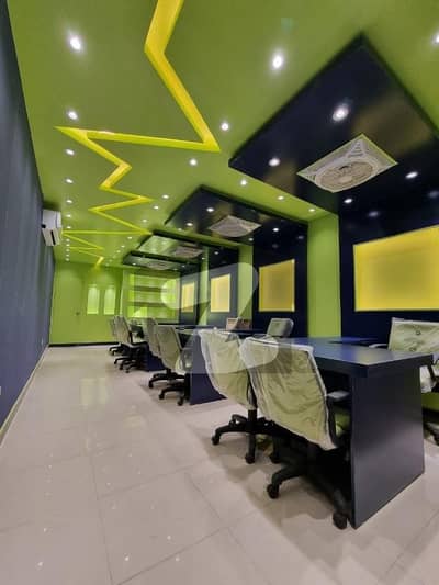 Furnished office available for rent in Gulshan Iqbal vip location