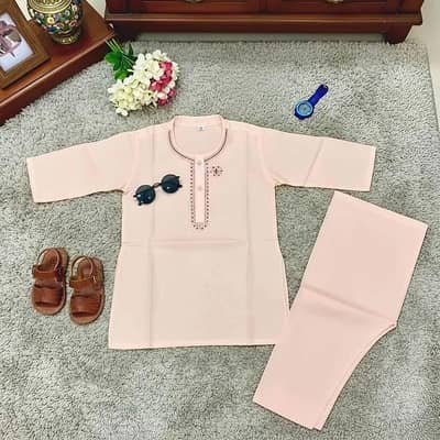 Kids Eastern Dress Suit | Baby Girls 2 Piece Suit | Girls Shalwar Kam