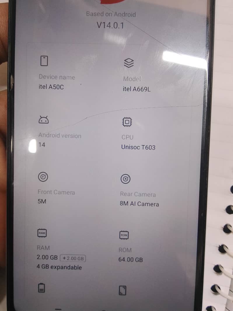Itel A50C 1