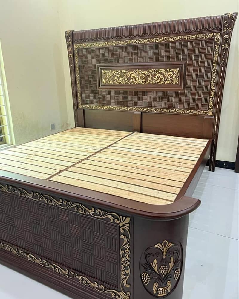 chinioti  double bed king size 1