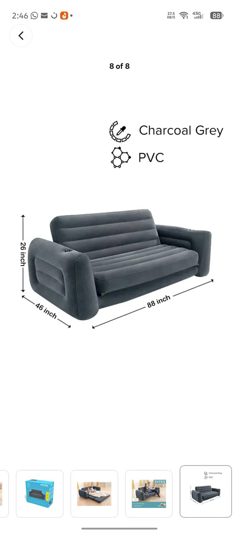 Imported Inflatable SoFa Bed 0