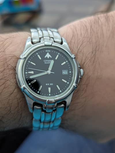 Citizen Quartz WR100 Original Stainless Steel Watch